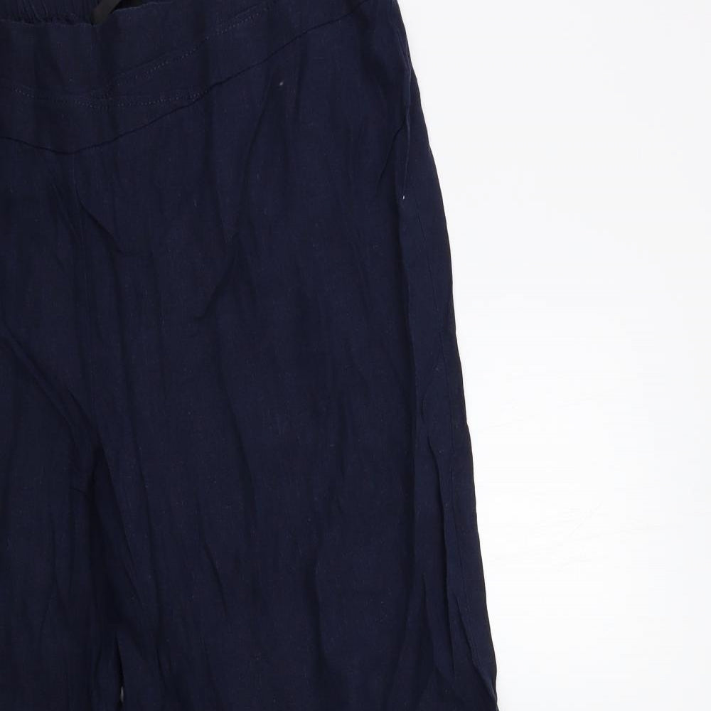 Evans Womens Blue   Trousers  Size 20 L27 in