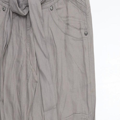 NEXT Womens Grey   Trousers  Size 8 L27 in