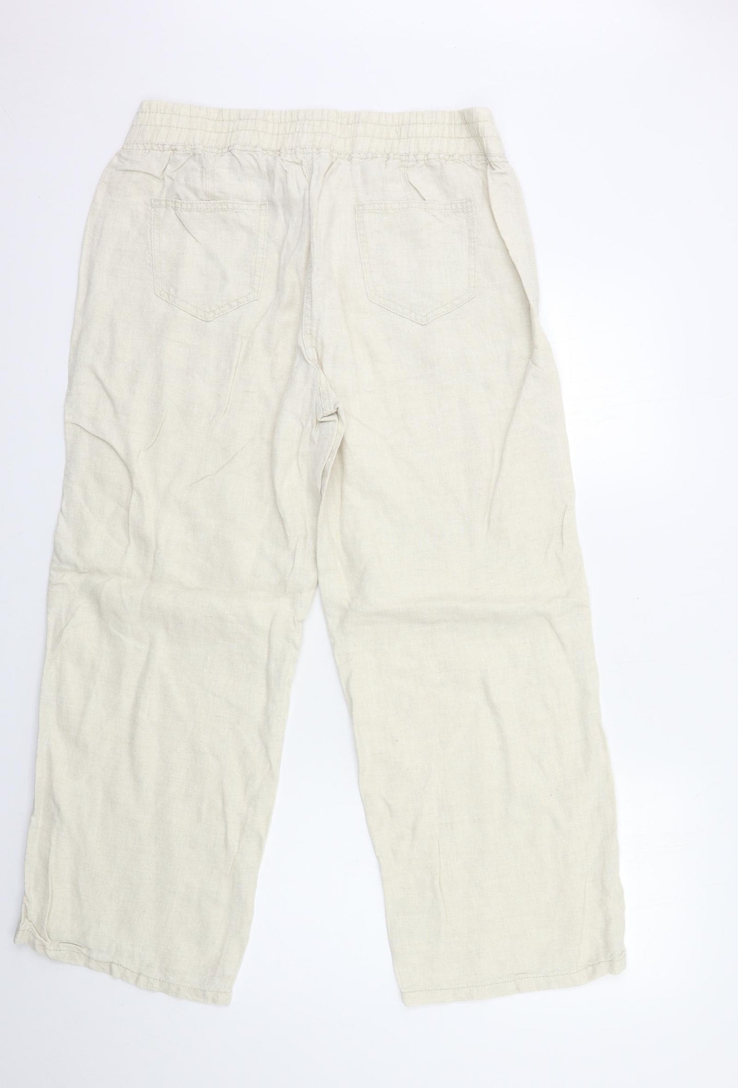 Preworn Womens Beige   Trousers  Size 32 in L28 in