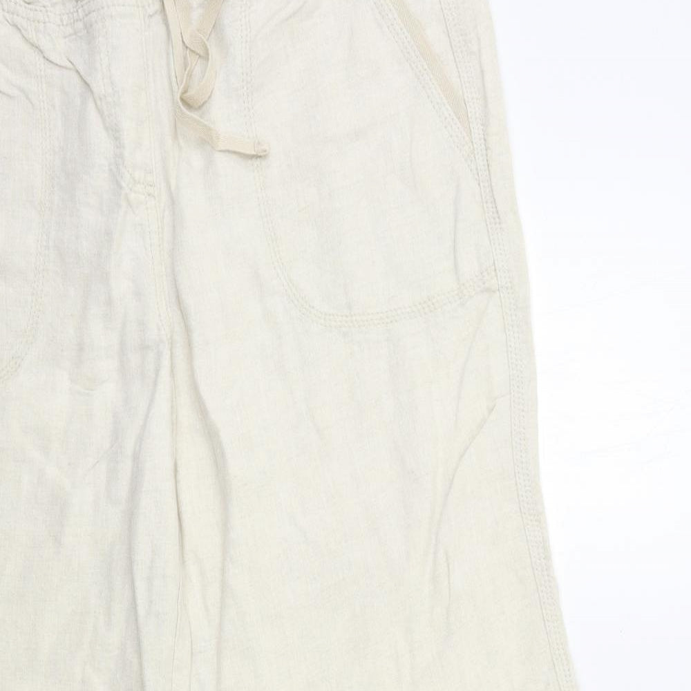 Preworn Womens Beige   Trousers  Size 32 in L28 in