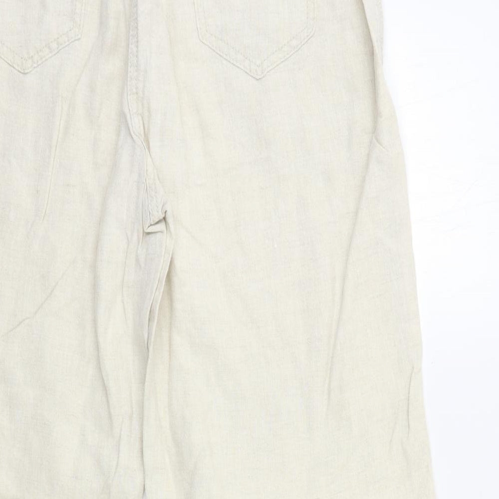 Preworn Womens Beige   Trousers  Size 32 in L28 in