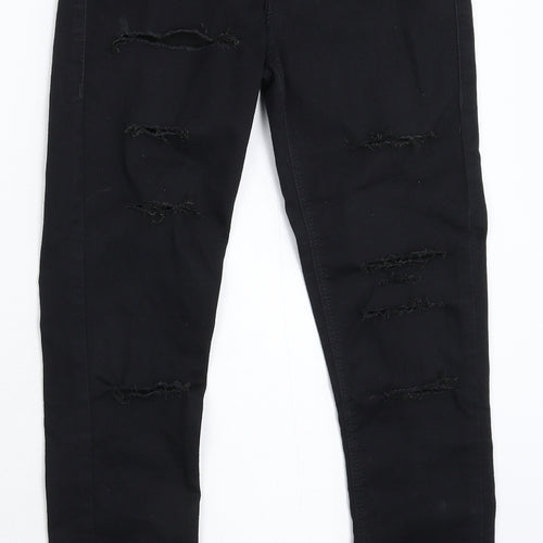 Topshop Womens Black  Denim Jegging Jeans Size 26 in L27 in