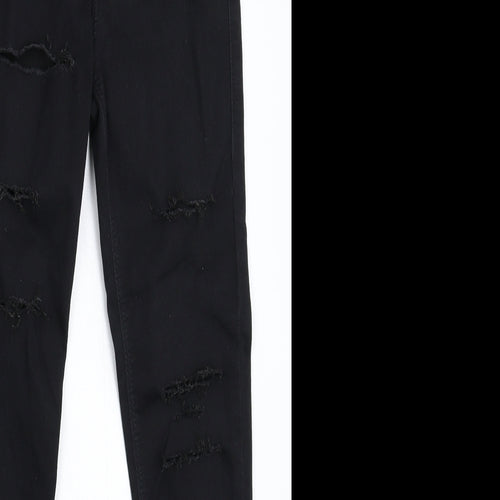 Topshop Womens Black  Denim Jegging Jeans Size 26 in L27 in