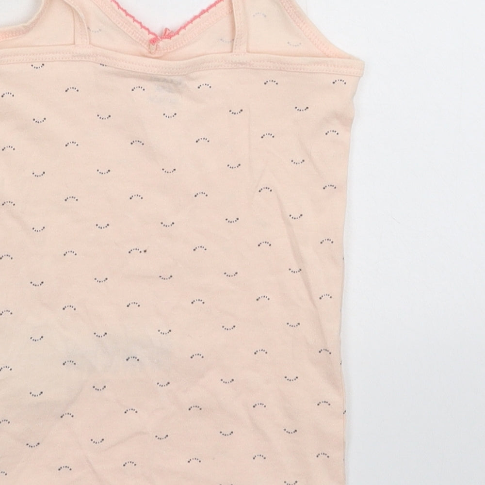 Kiabi Girls Beige   Basic Tank Size 4-5 Years