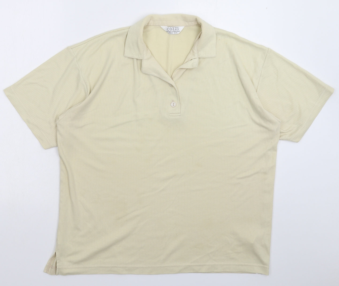 Cozzi Womens Beige   Basic Polo One Size
