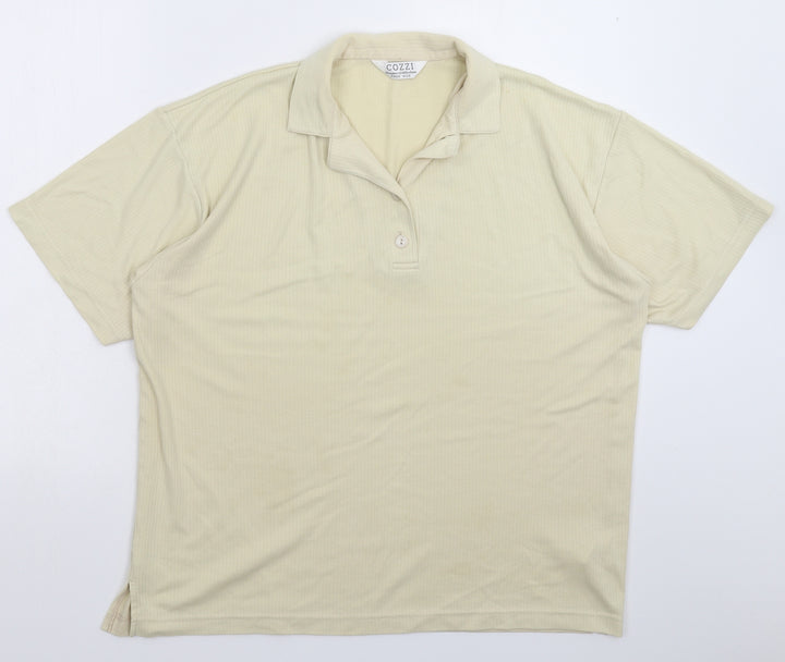 Cozzi Womens Beige   Basic Polo One Size