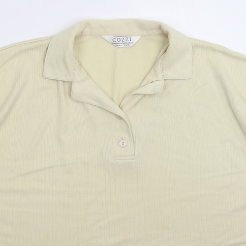 Cozzi Womens Beige   Basic Polo One Size