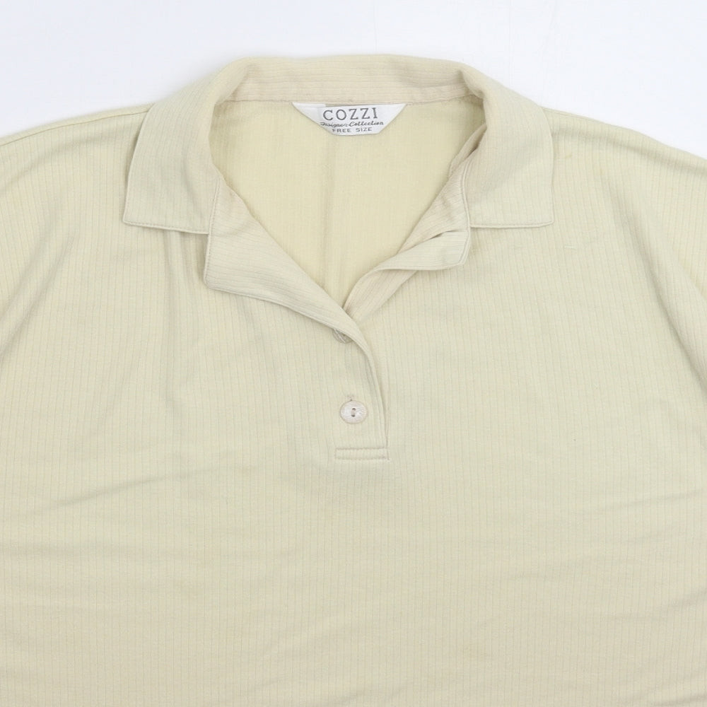 Cozzi Womens Beige   Basic Polo One Size