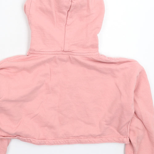 George Girls Pink   Pullover Hoodie Size 5-6 Years  - Crop