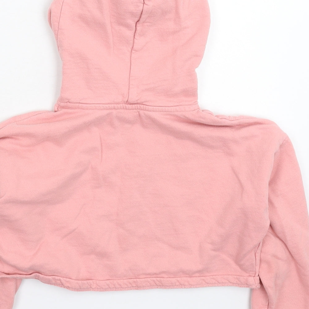 George Girls Pink   Pullover Hoodie Size 5-6 Years  - Crop