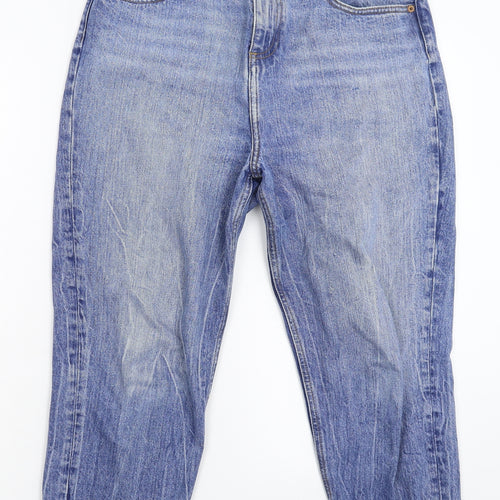 ASOS Womens Blue  Denim Cropped Jeans Size 30 in L21 in