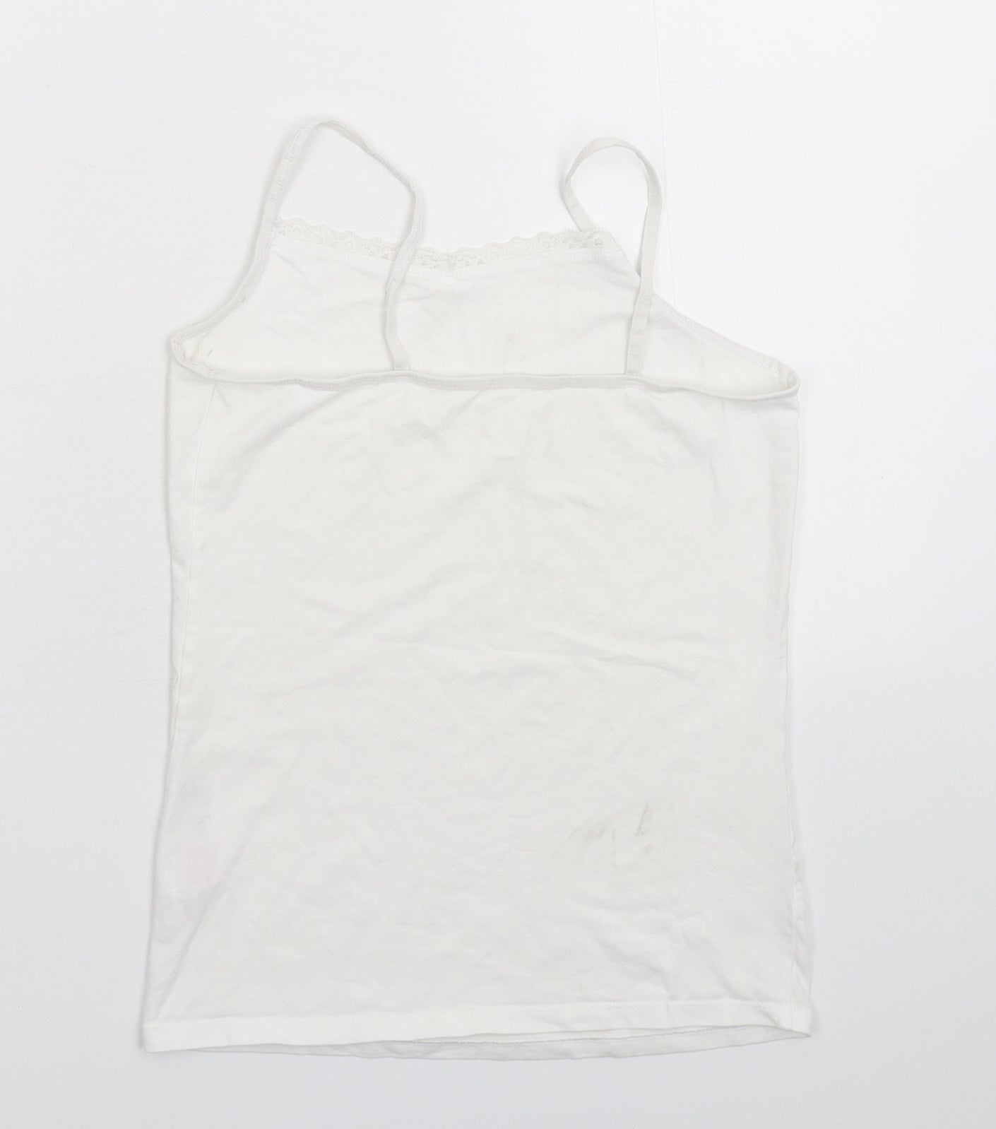F&F Girls White   Basic Tank Size 13-14 Years
