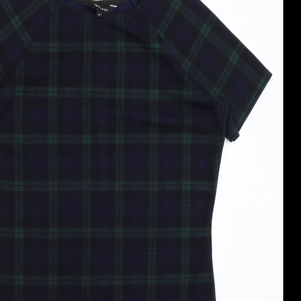 New Look Womens Multicoloured Check  Mini  Size 14