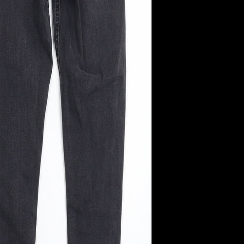 Topshop Womens Grey  Denim Skinny Jeans Size 26 in L26 in