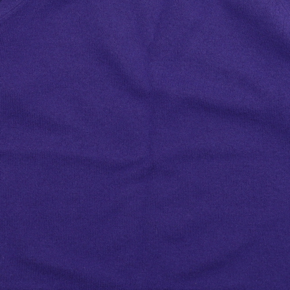 Poppy Womens Purple  Knit Pullover Jumper Size L