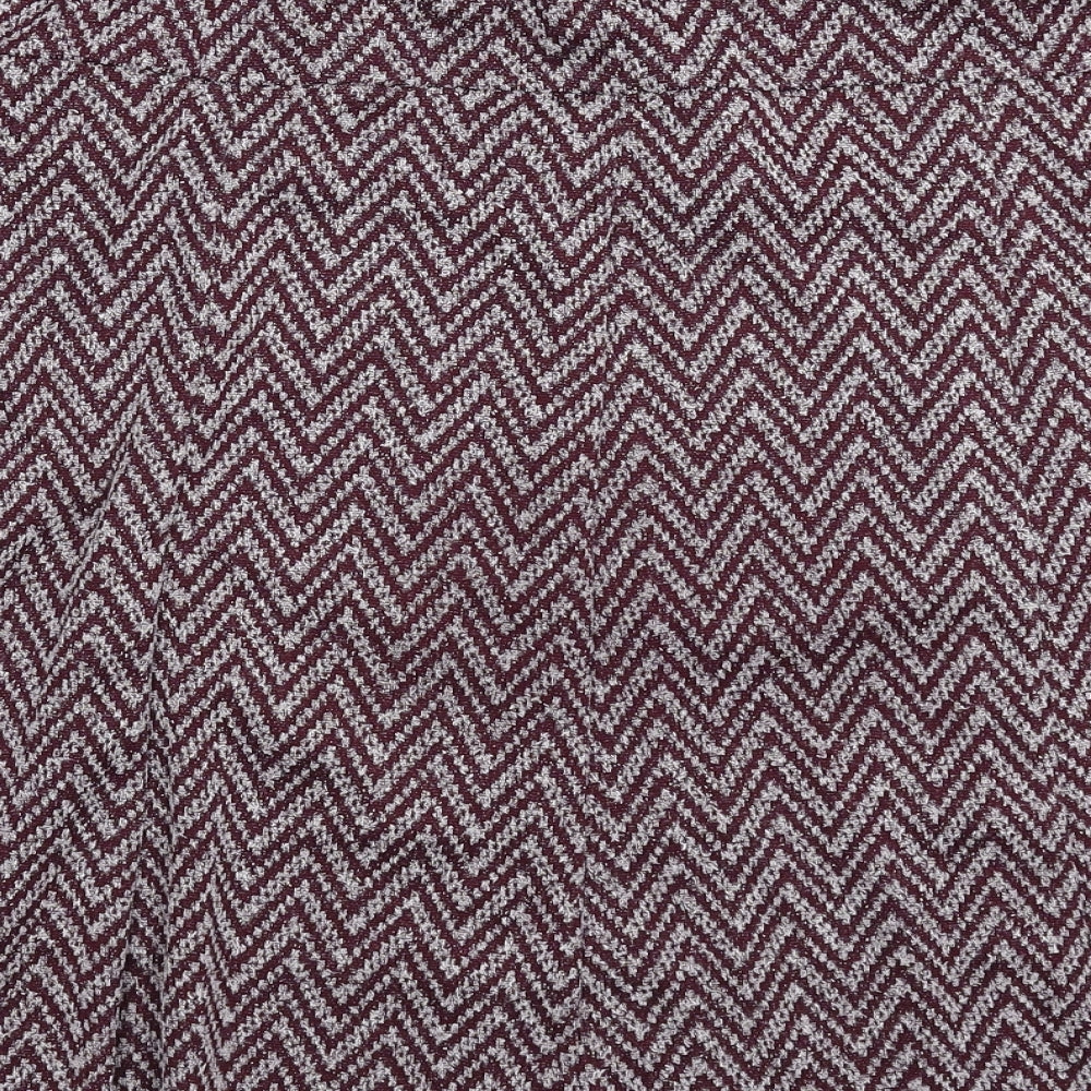 Afibel Womens Multicoloured Geometric  A-Line Skirt Size 30