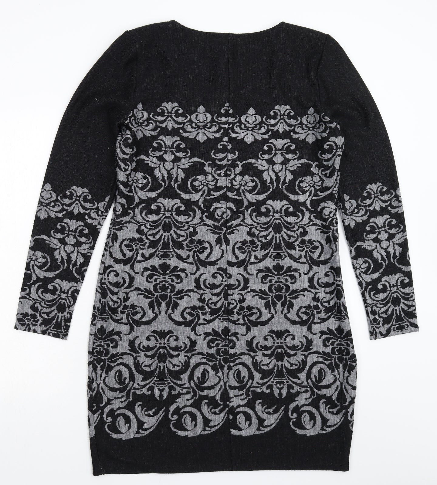 NEXT Womens Black  Knit Jumper Dress  Size 16