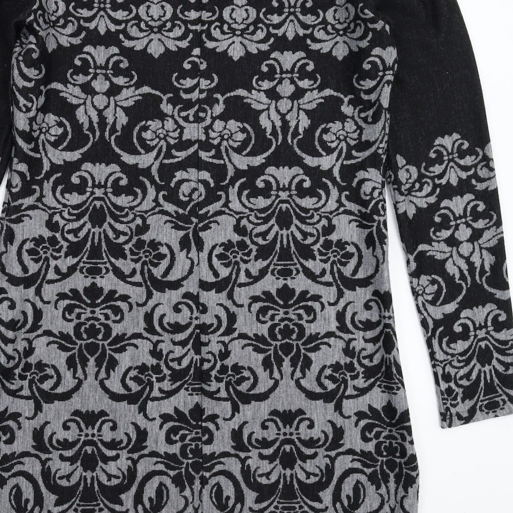 NEXT Womens Black  Knit Jumper Dress  Size 16