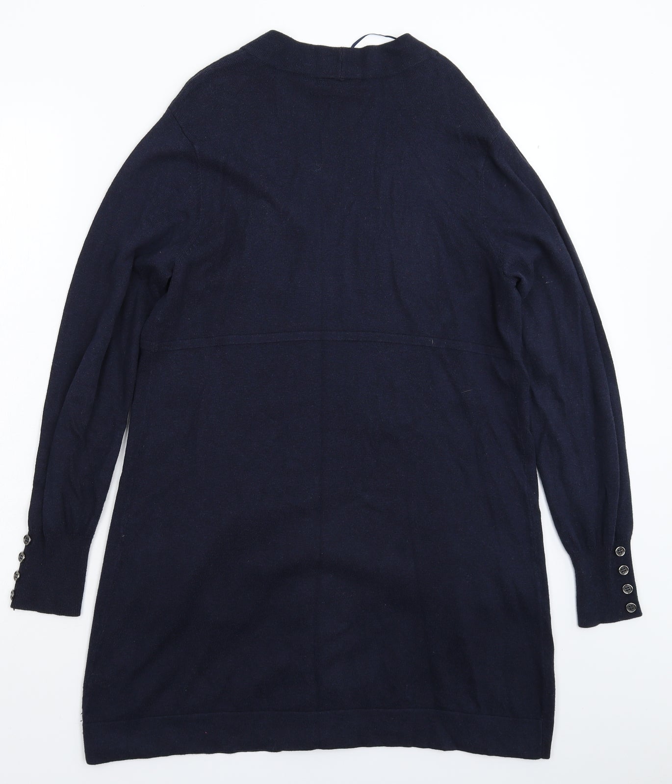 Wallis Womens Blue  Knit Cardigan Jumper Size M