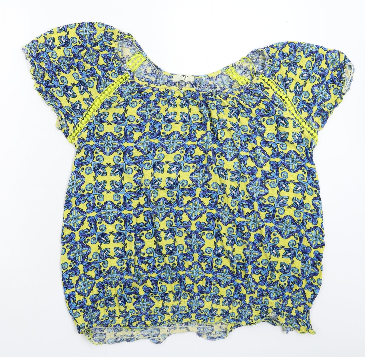 Papaya Womens Multicoloured   Basic T-Shirt Size 16