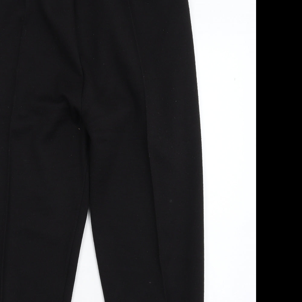 Preworn Womens Black   Trousers  Size 18 L28 in