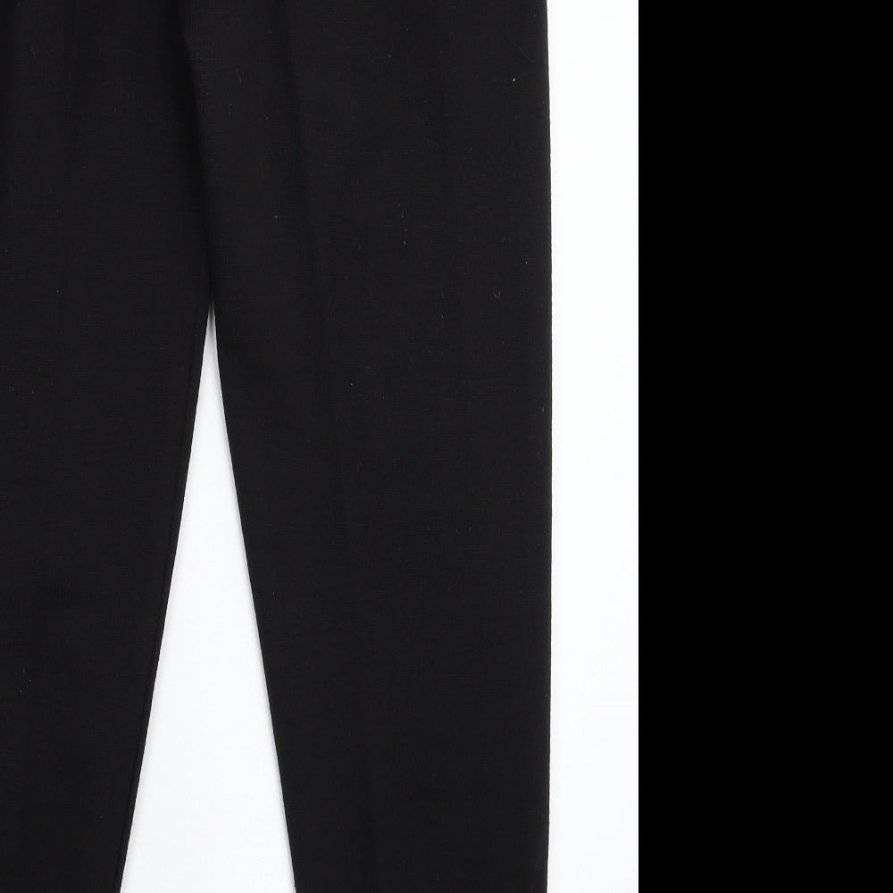 Preworn Womens Black   Trousers  Size 18 L28 in