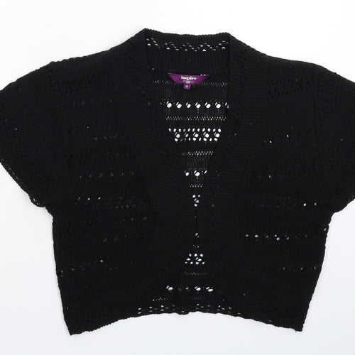 New Look Womens Black  Knit Cardigan Jumper Size 20