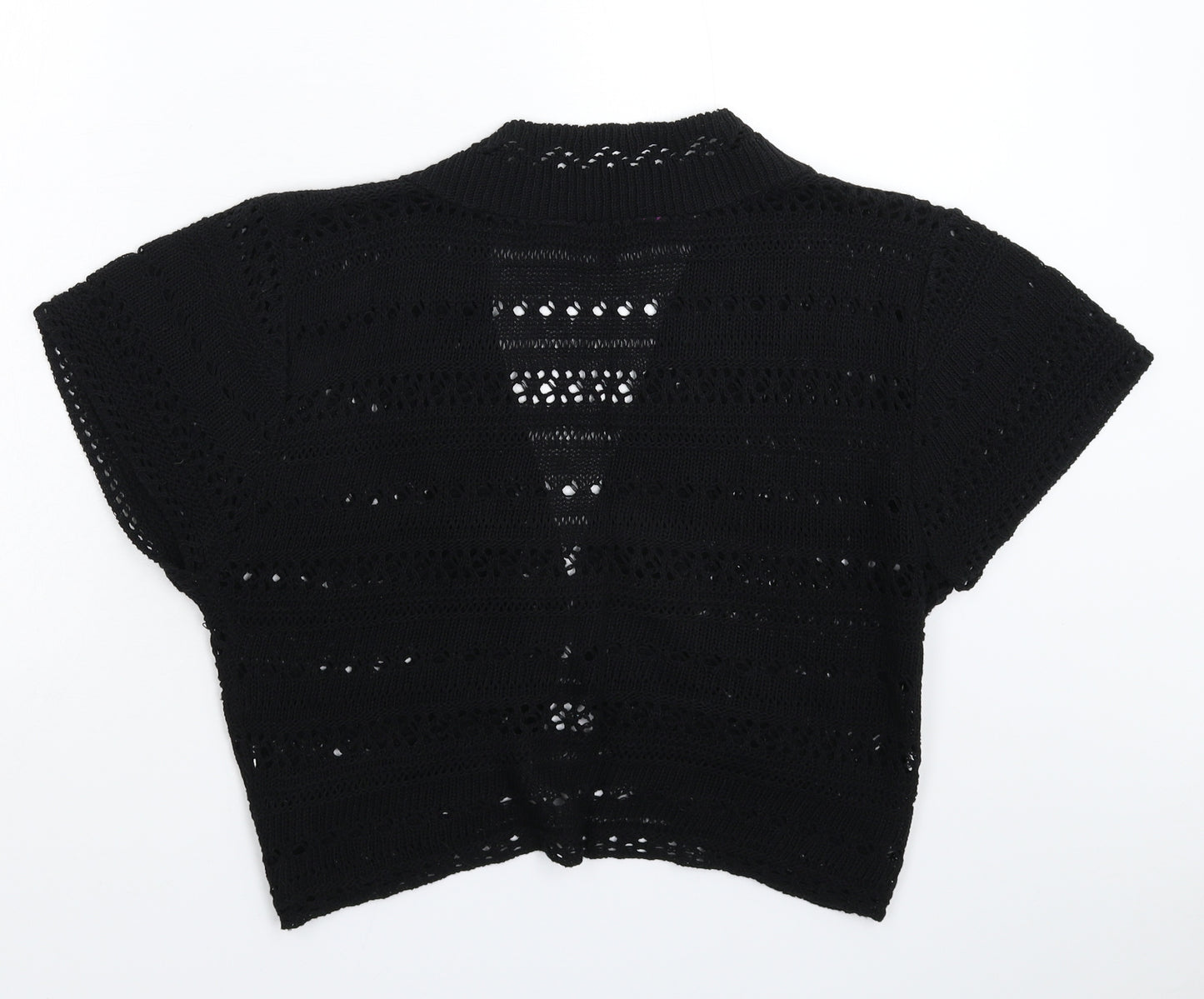 New Look Womens Black  Knit Cardigan Jumper Size 20