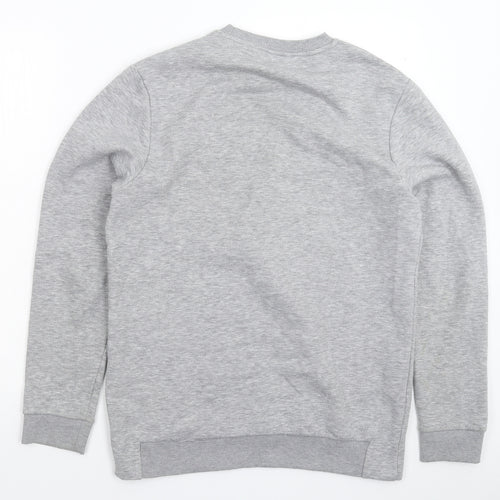 Boohoo Mens Grey   Pullover Sweatshirt Size S