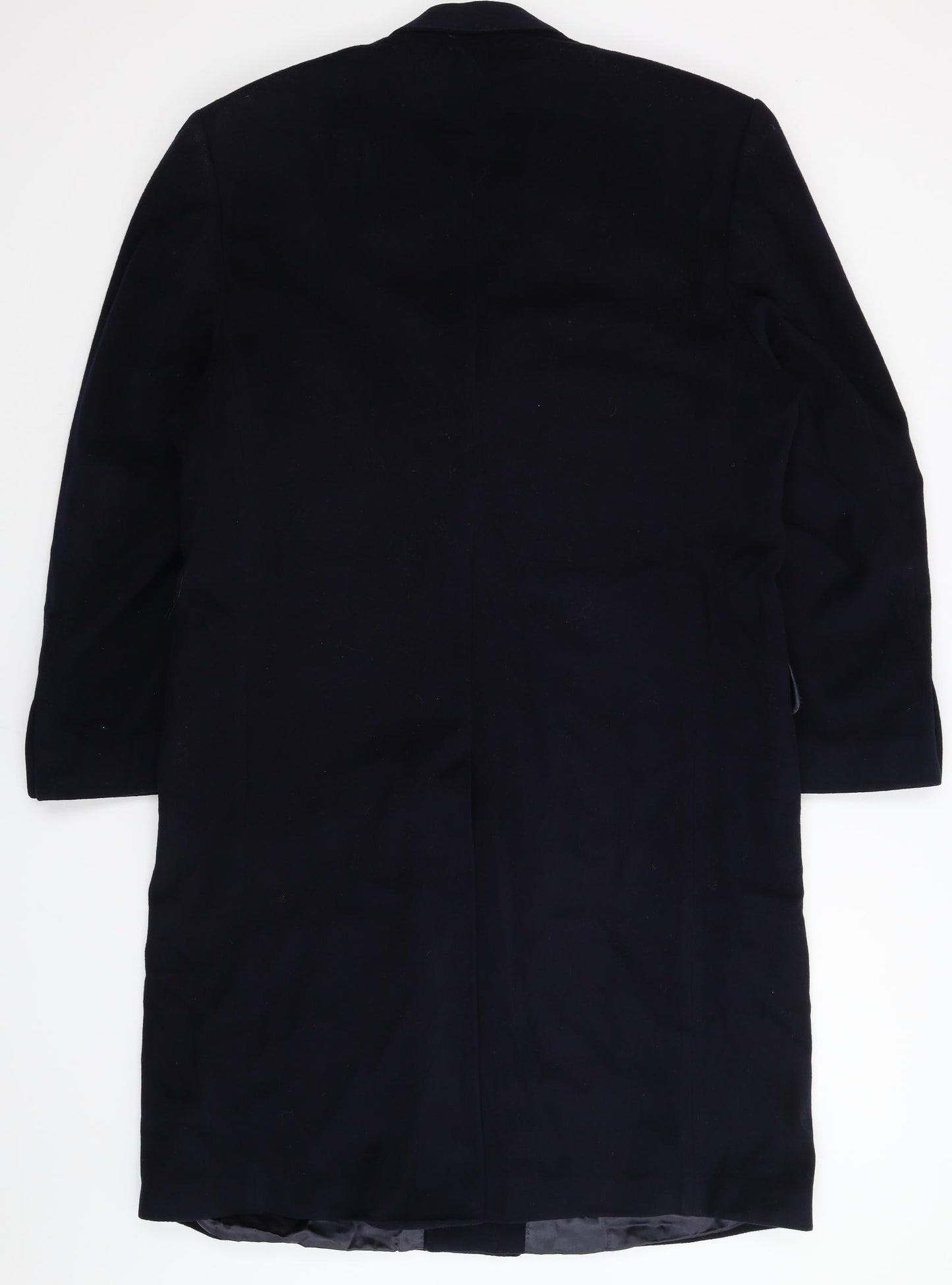 Preworn Mens Blue   Overcoat Coat Size L