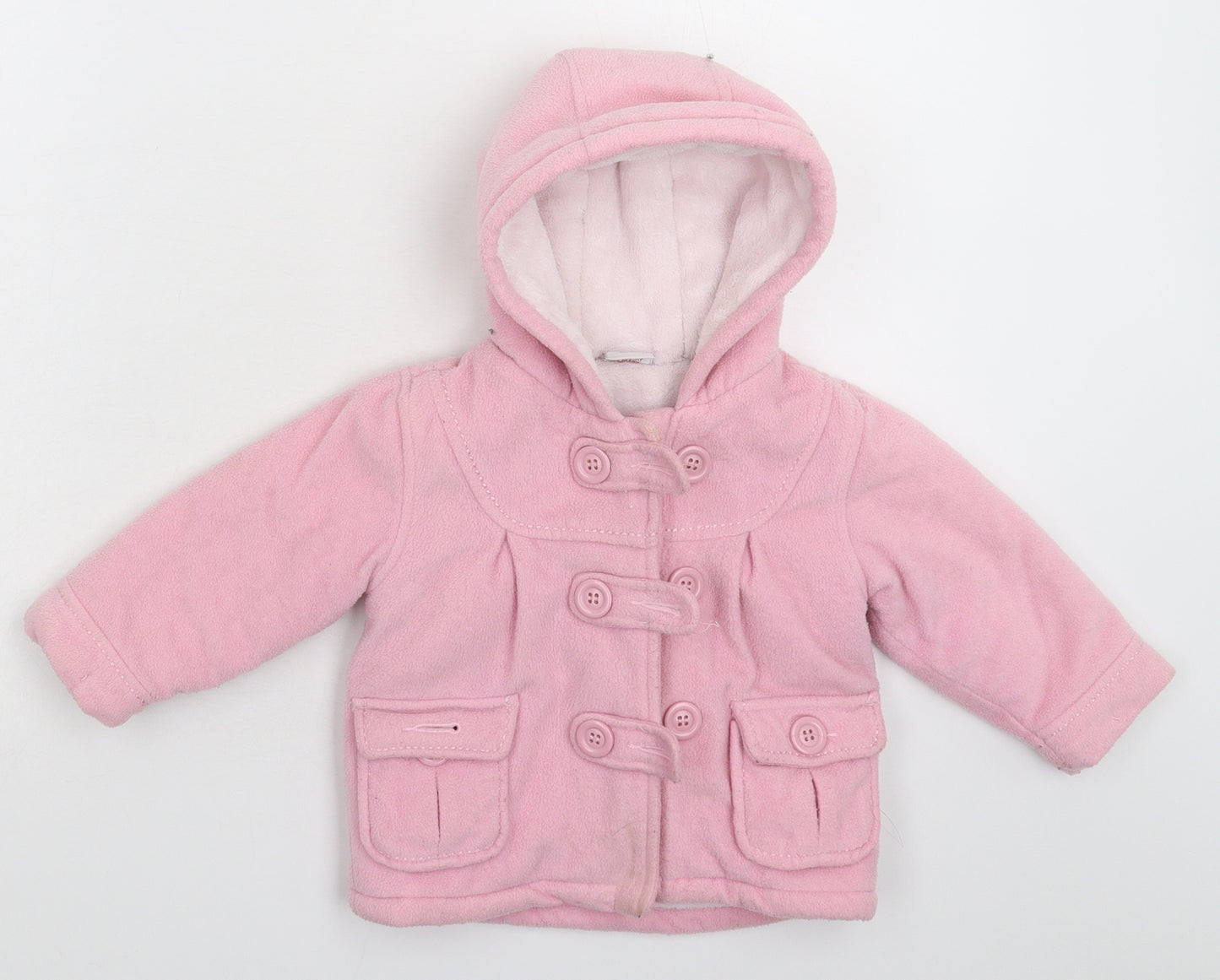 Mini Club Girls Pink   Jacket Coat Size 9-12 Months