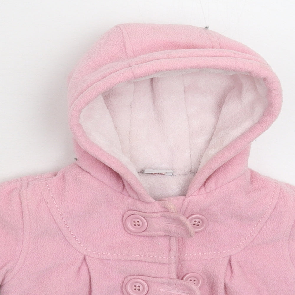 Mini Club Girls Pink   Jacket Coat Size 9-12 Months