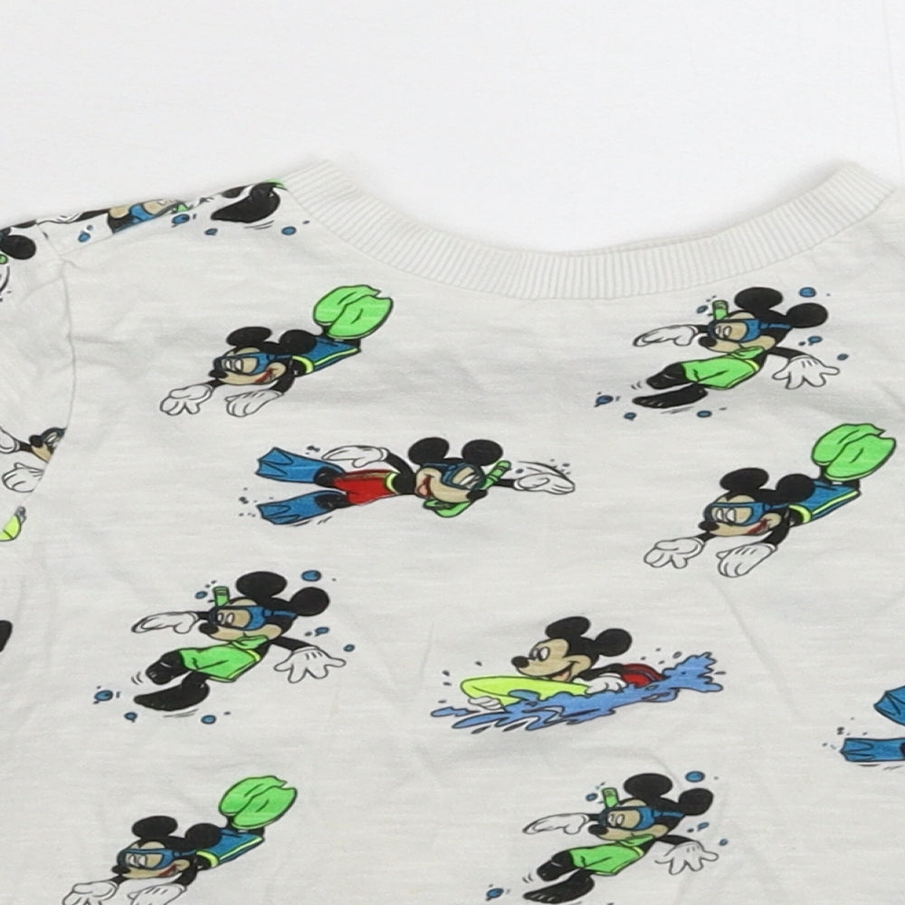 F&F Boys White   Basic T-Shirt Size 2-3 Years  - Disney