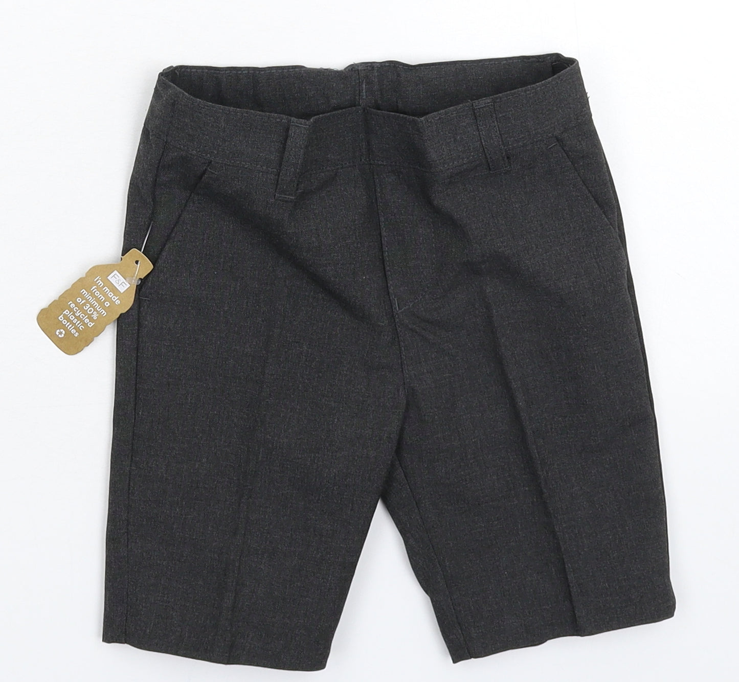 F&F Boys Grey   Bermuda Shorts Size 3-4 Years