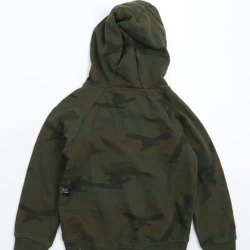 Primark Boys Multicoloured Camouflage  Full Zip Hoodie Size 7-8 Years