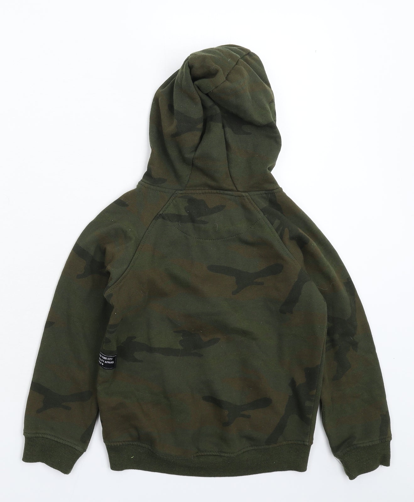 Primark Boys Multicoloured Camouflage  Full Zip Hoodie Size 7-8 Years