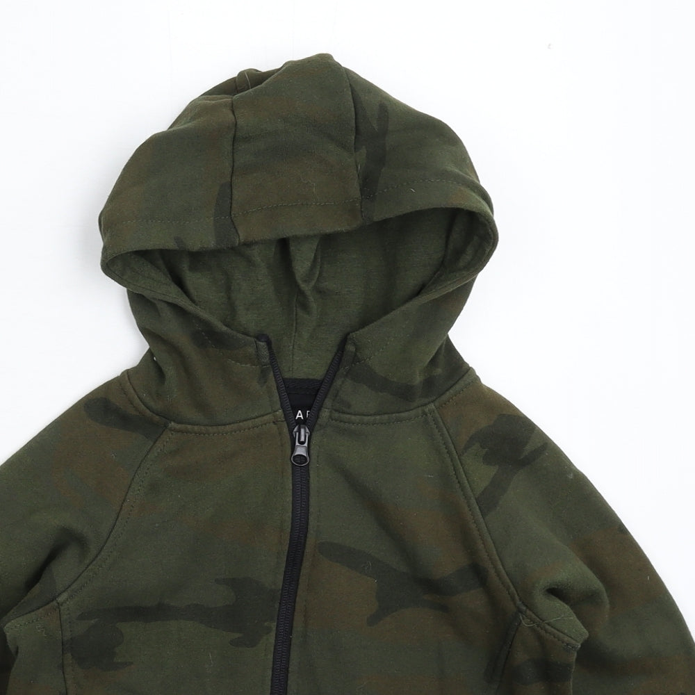 Primark Boys Multicoloured Camouflage  Full Zip Hoodie Size 7-8 Years