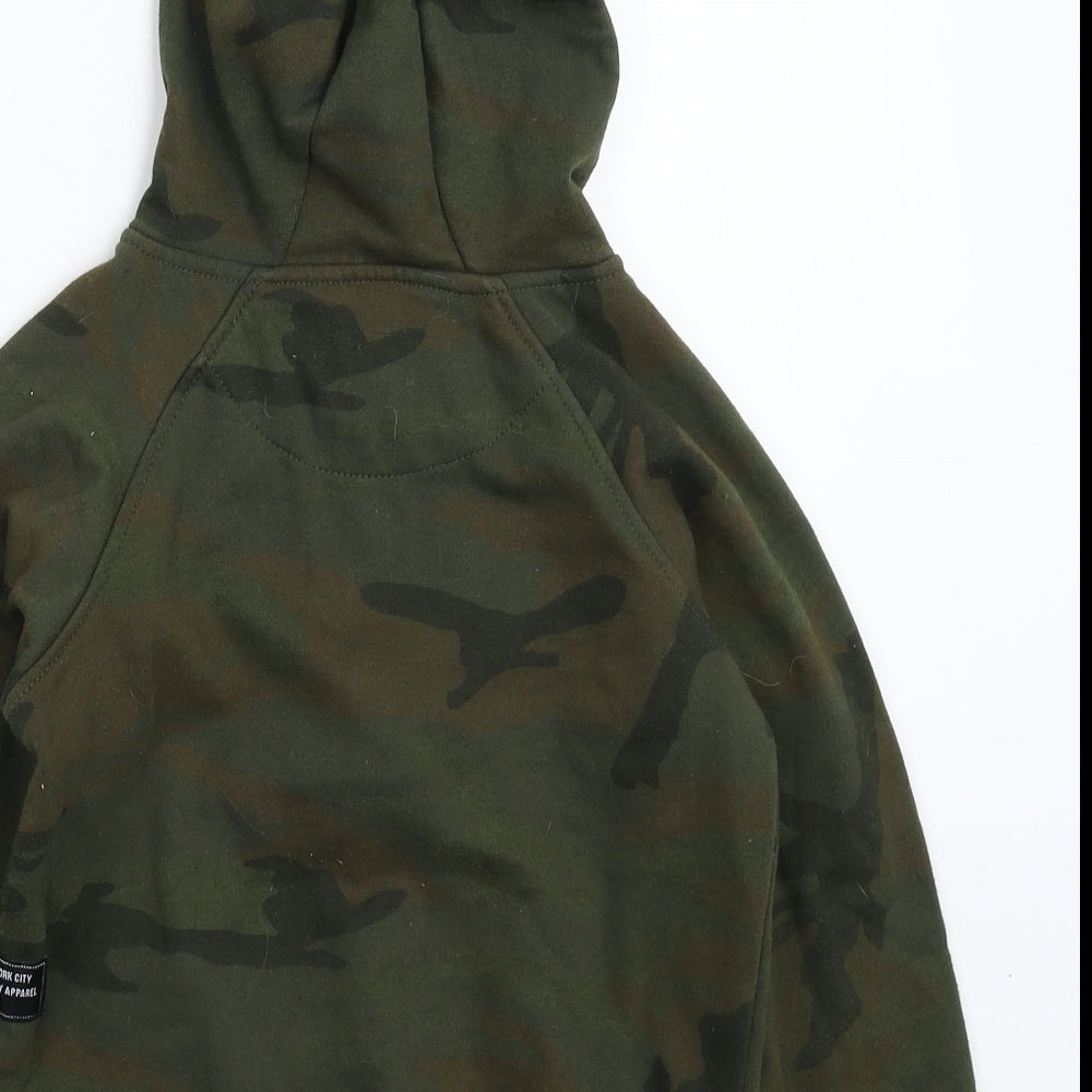 Primark Boys Multicoloured Camouflage  Full Zip Hoodie Size 7-8 Years