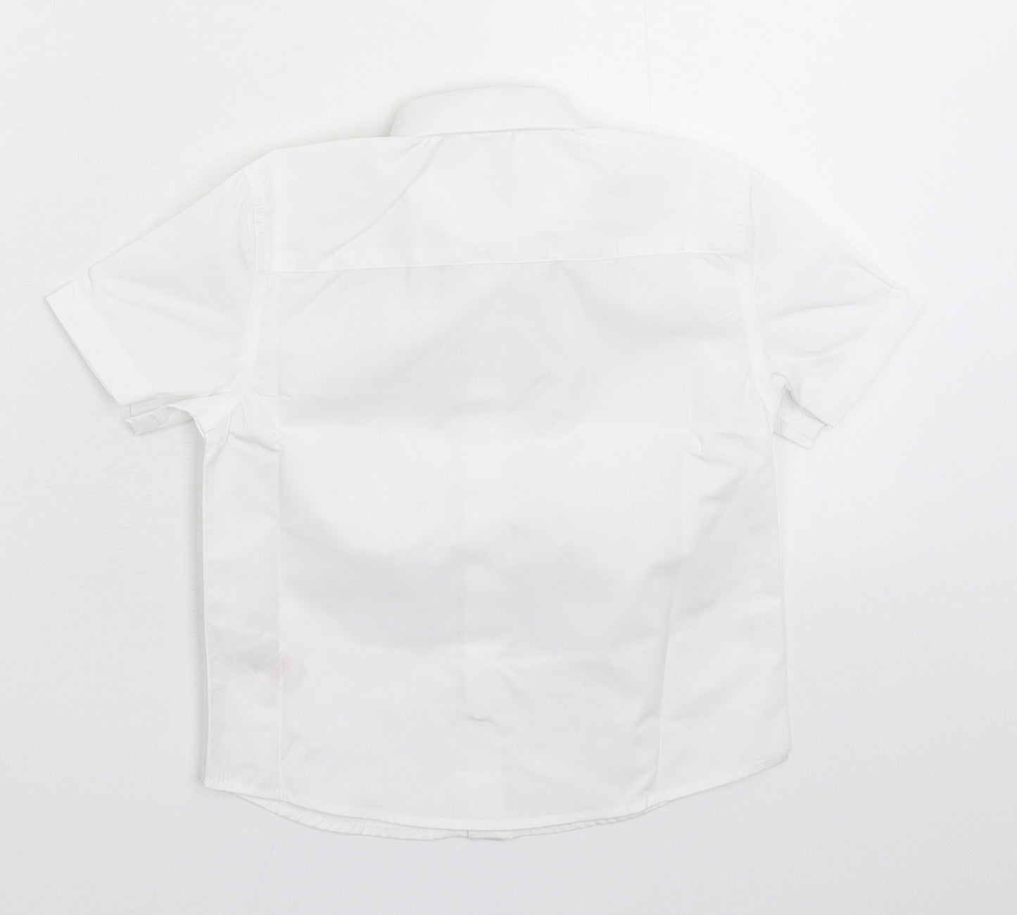 Lily & Dan Boys White   Basic Button-Up Size 7-8 Years