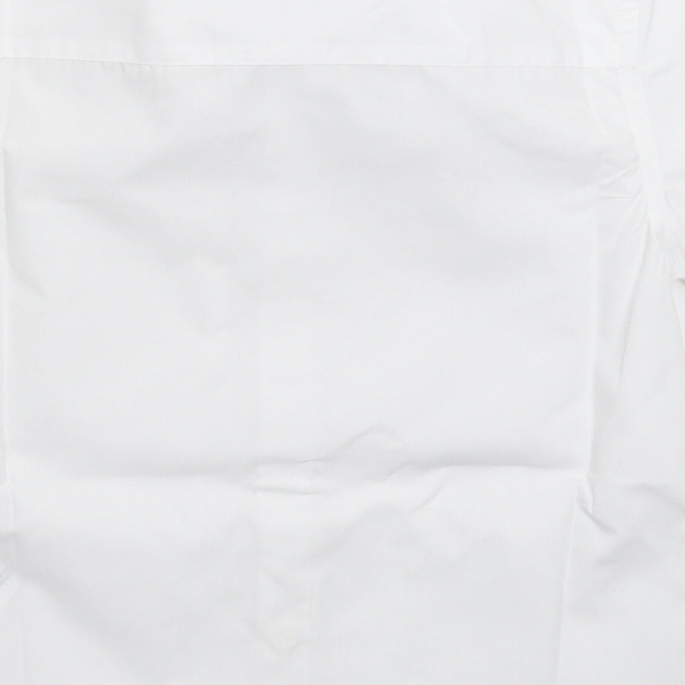 Lily & Dan Boys White   Basic Button-Up Size 3-4 Years