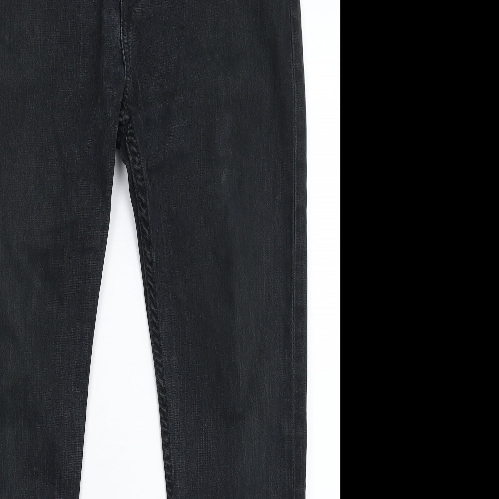 Levi's Mens Black  Denim Tapered Jeans Size 33 L32 in
