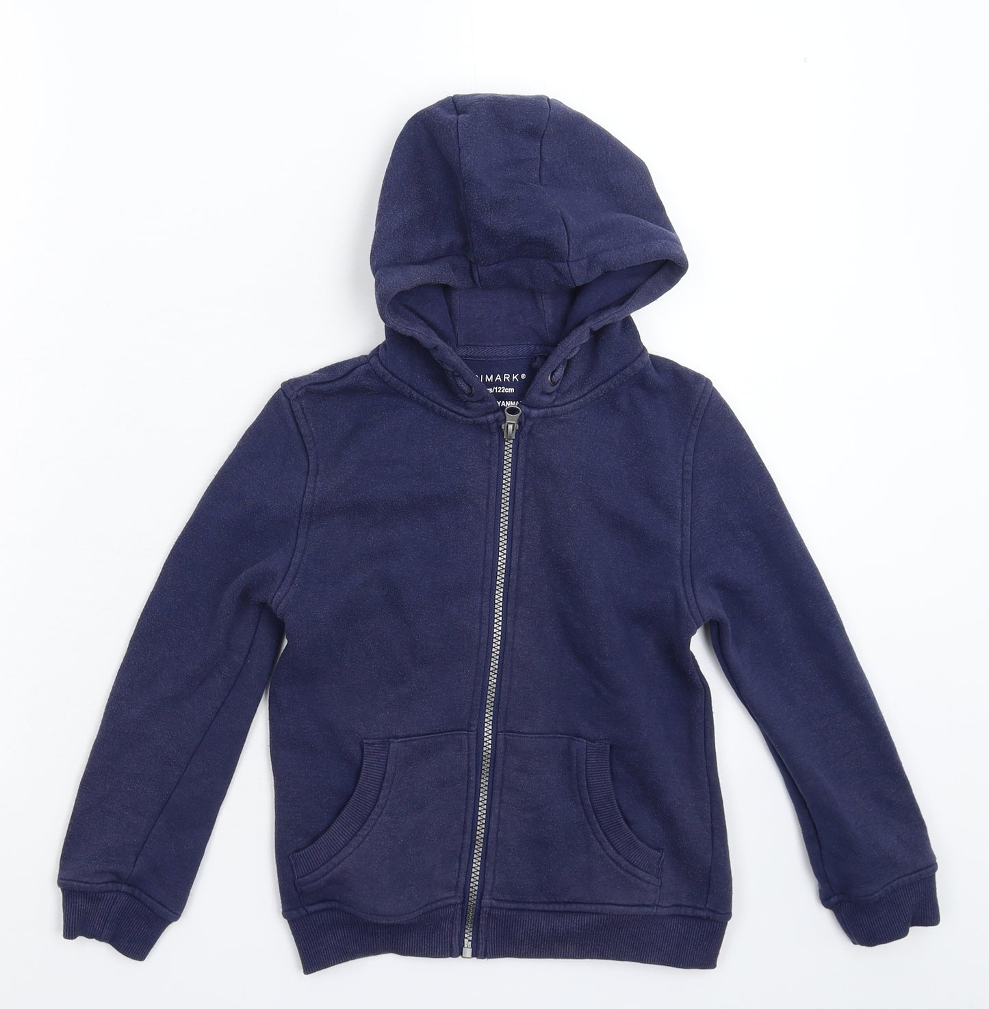 Primark Boys Blue   Full Zip Hoodie Size 6-7 Years