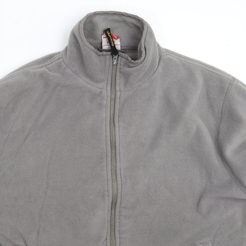 Result Mens Grey  Fleece Jacket  Size M