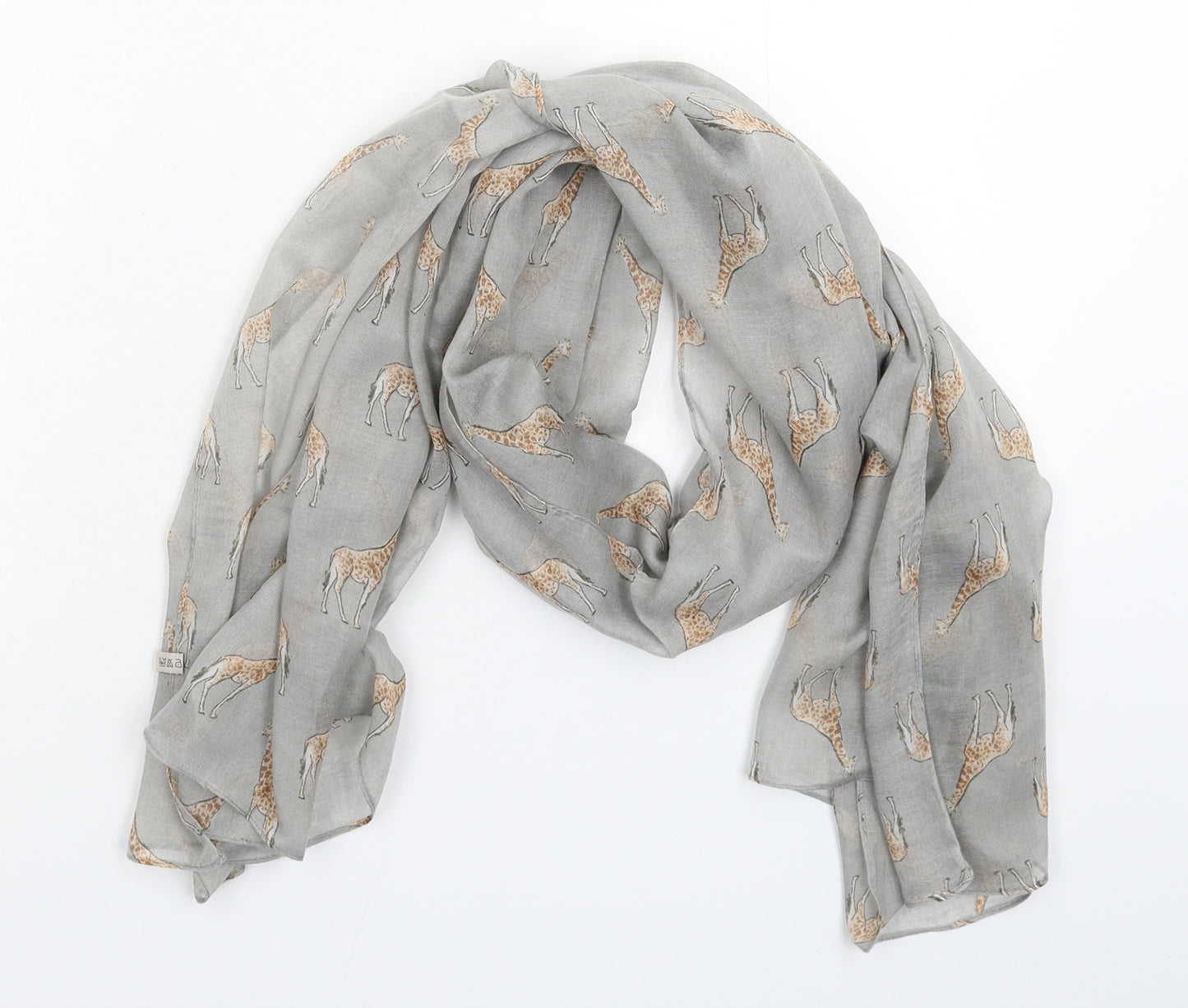 Preworn Womens Grey  Knit  Scarf
