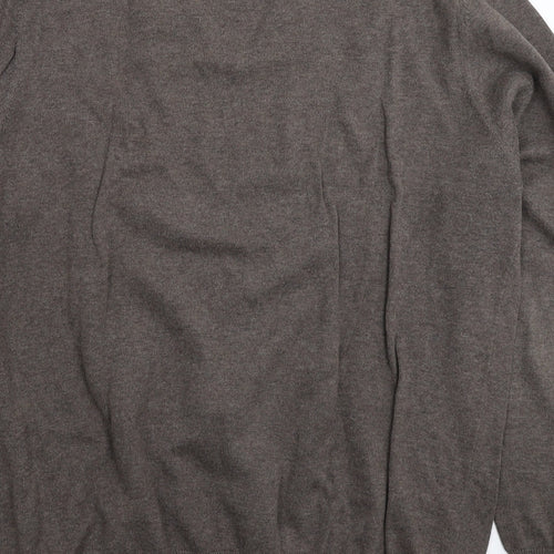 Wolsey Mens Grey  Knit Pullover Jumper Size XL