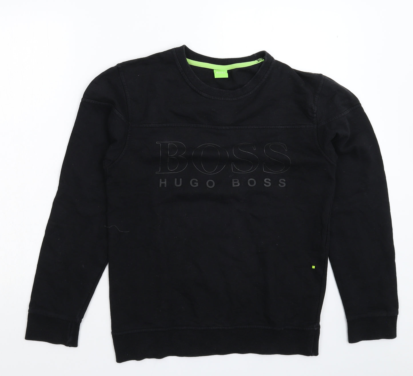 HUGO BOSS Mens Black   Pullover Sweatshirt Size S