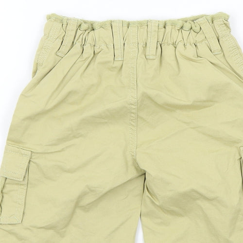 Preworn Boys Brown Colourblock  Bermuda Shorts Size 2 Years