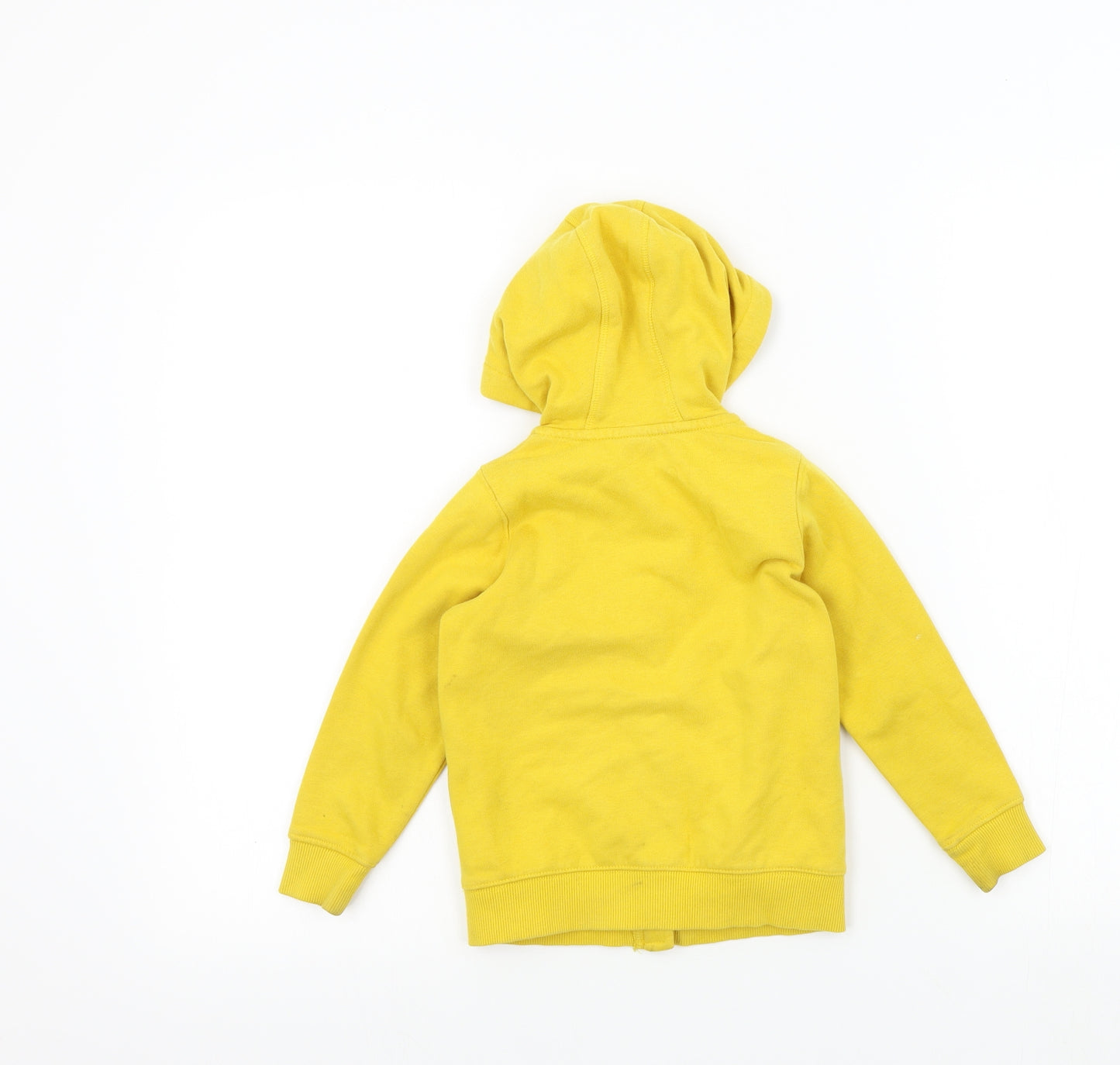 TU Boys Yellow Colourblock  Full Zip Hoodie Size 2-3 Years