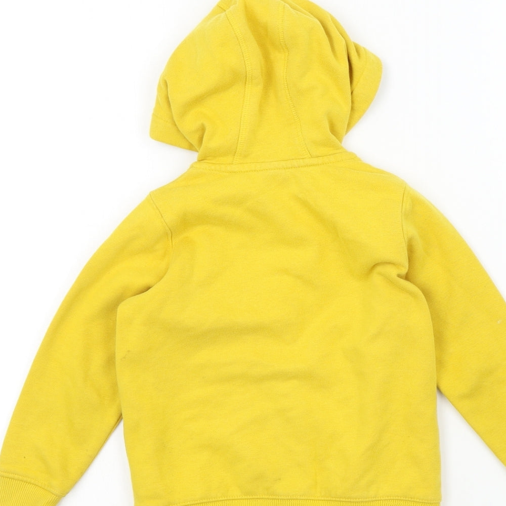 TU Boys Yellow Colourblock  Full Zip Hoodie Size 2-3 Years