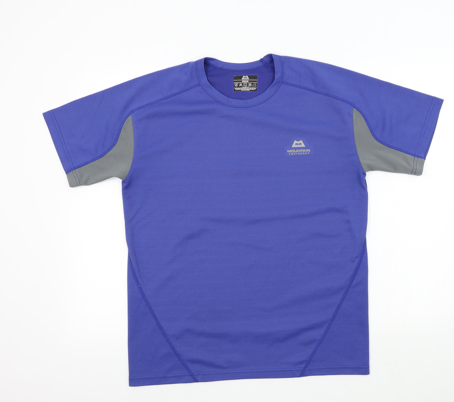 Mountain Equipment Mens Blue Colourblock   T-Shirt Size M